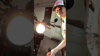 Royal Enfield Scram 411 in the Garage! #gakimoto