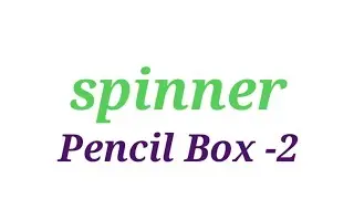 Pratap Spinner Pencil Box