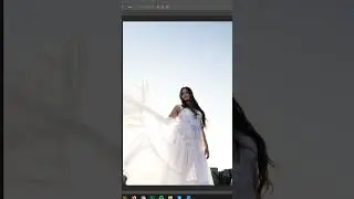 Quick Color Grading of a Bride Photo in a Wedding Dress