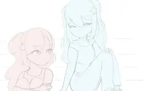 the inbetween - rylee and clara | gacha / art