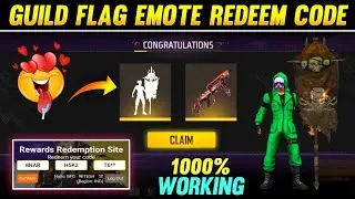 Guild Flag Emote Redeem Code | Guild Flag Emote Kaise Milega | Guild Flag Emote Free Fire