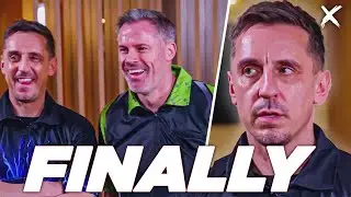 Gary Neville beats Jamie Carragher in darts challenge