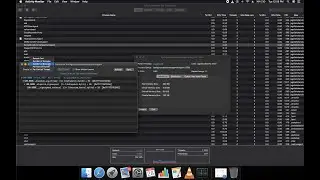 MacBook Pro Console and Activity Monitor usages.