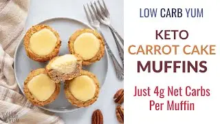 Keto Carrot Cake Muffins