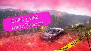 VIBES CHILE VIDEO | FORZA HORIZON 5 | TAYCAN TURBO S | MUSIC PLAY AND FLEX | NO HUD + SCENERY