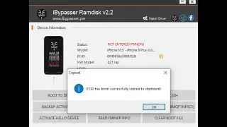 HOW TO MANUAL PURCHASE IBYPASSER ECID FOR IPHONE AND IPAD BYPASS BY RAMDISK WINDOWS/MACBOOK