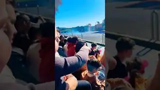 Bebê não pisca ao assistir show de carros