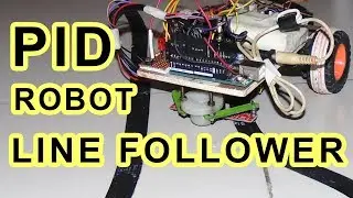 PID Line Follower Robot Using Arduino UNO | QTR 8RC | L293D | www.ArnabKumarDas.com