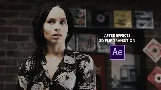 after effects | 3D picture flip transition