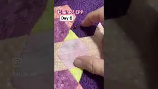 I finished another hexagon! #englishpaperpiecing