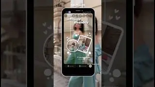 Birthday instagram story ideas #shorts  #shortvideos #instagram #aesthetic #creative
