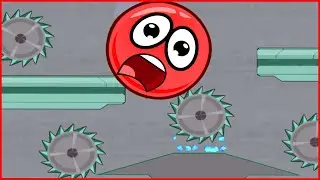 Красный шар в поисках розовой подружки.   - Red Ball 4.от котика Браяна про шарик