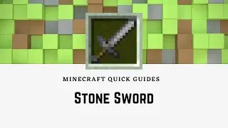 How to make a Stone Sword in Minecraft