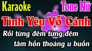Tình Yêu Vỗ Cánh Karaoke Tone Nữ Karaoke Lâm Organ - Beat Mới