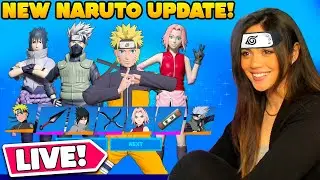 LIVE 🔴 *NARUTO* is FINALLY in Fortnite! (Naruto Skins!)
