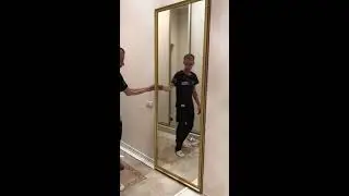 скрытая зеркальная дверь