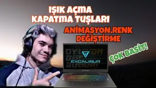 HOW TO CHANGE CASPER EXCALIBUR KEYBOARD LIGHT AND COLOR?