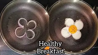  1 min பூ முட்டை செய்யலாம/ easy and healthy breakfast/  snacks/🤤