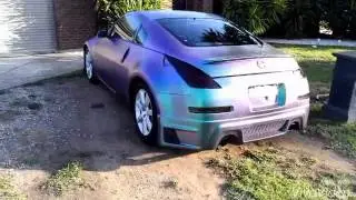 Nissan 350z with GTR bodykit plasti dip