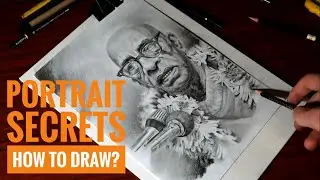 Портрет Прабхупады | Portrait of Prabhupada. How to draw?