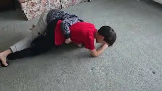 My boys wrestling