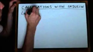 Community Pharmacy Prescriptions III: Insulin Calculations