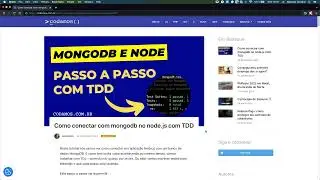 Como conectar no MongoDB com Node.js usando o Mongoose via TDD