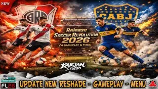 New Release Soccer Revolution 2026 V4 Gameplay & Menu + Installation - PES 2021 & FL 2026