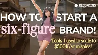 How to start a SUCCESSFUL Small Business! 📦 | Tips that helped me start my MULTI 6-FIGURE Brand!