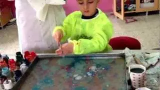 Ahmet Yaşar Kartal'dan Ebru Sanatı