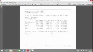 The impact of predictor scaling in regression