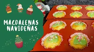 Magdalenas Navideñas. Receta.