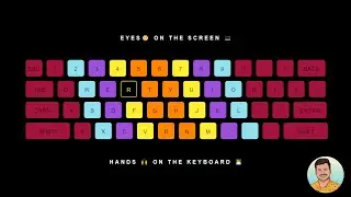 Keyboard Animation for Typing Practice using 