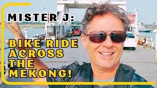 Cycling Across the Mekong River in Cambodia, with Travel to Secret & Mysterious Movie Location!