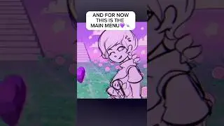 Working on the main menu🍬💜✨ 