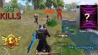 Yeni cihaz ile 35 kill efsane maç !! Yeni cihaz ne ? Efsane gameplay | Pubg Mobile