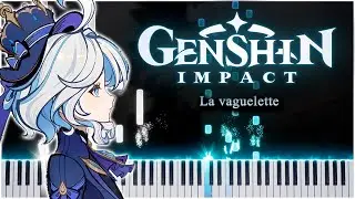 La vaguelette (Genshin Impact) 【 PIANO TUTORIAL 】