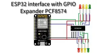 ESP32 Interface with GPIO Expander PCF8574 || Pin extender use with esp32