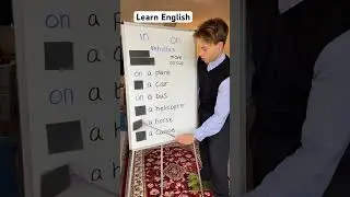 IN or ON for vehicles #englishlesson #englishteacher #learnenglish #englishtips #ingles #英語 #ESL