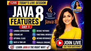 🔴 Java 8 Features Explained | Day 1 Live | Lambda Expressions & Streams API 🔥