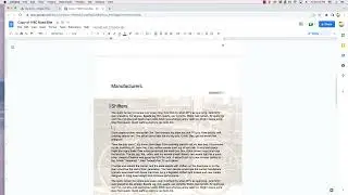 Google Docs: Dropdown menu overview