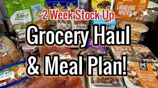 ✨NEW ✨ GROCERY HAUL & MEAL PLAN | SAMS | TARGET | WALMART | ALDI | IN WITH JEN
