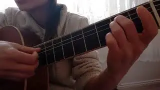 Я пришла за счастьем. Один куплет в медленном темпе на гитаре. Юлия Славянская