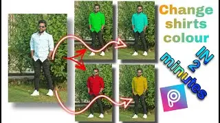 How to change shirt👕 colour || In PicsArt || In two minutes || GK EDITZ ||