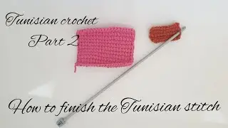 Learn how to bind off Tunisian crochet