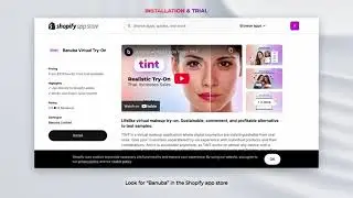 Banuba Virtual Try-On Plugin Tutorial for Shopify