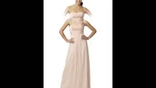 Aidan Mattox Dress, Strapless Gown With Ruched Criss Cross Waist