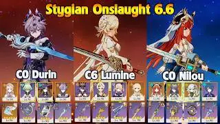 Stygian Onslaught 6.6 Fearless All C0 Durin - C6 Lumine - C0 Nilou