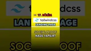 Social Proof Nasıl Yapılır? (Tailwind CSS Dersleri)