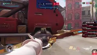 Lars Rank #1 Hanzo Gameplay - Top 500 Overwatch Season 19